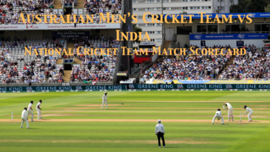 Australian Men’s Cricket Team vs India National Cricket Team Match Scorecard