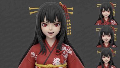 hinokami chronicles daki fbx model